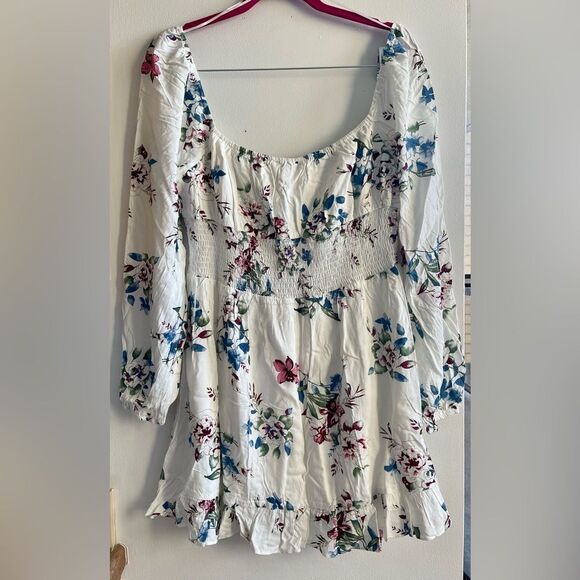 Urban Outfitters Lumiere Boho Floral Mini Dress Size Large NWT - Picture 7 of 13